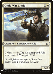 Ondu War Cleric