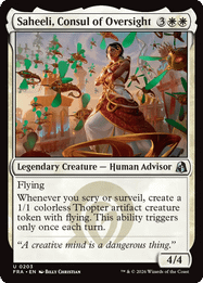Saheeli, Consul of Oversight