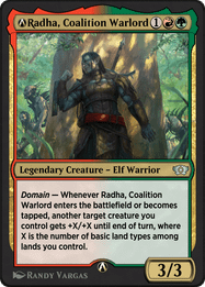 Radha, Coalition Warlord