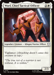 Worf, Chief Tactical Officer