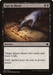 Sign in Blood