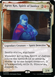 Agrus Kos, Spirit of Justice