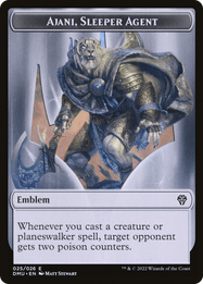 Ajani, Sleeper Agent Emblem