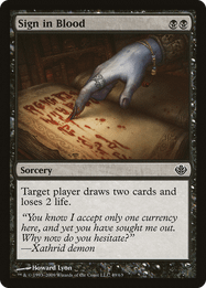 Sign in Blood