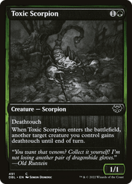 Toxic Scorpion