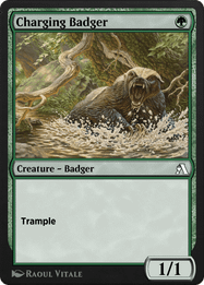 Charging Badger