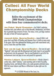 2000 World Championships Ad