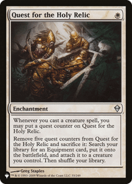 Quest for the Holy Relic